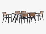 York dining set zwart bcgr grey scaled