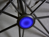 LED umbrella light blue