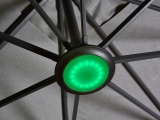 LED umbrella light green