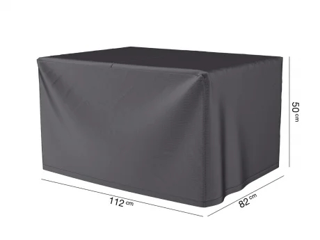 Husa mobilier gradina AeroCover pentru vatra de foc, 112x82x50 cm, dreptunghiulara, antracit