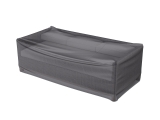 7963 lounge bench cover 250x100 anthracite transparent Aerocover 8717591771302