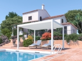 Pergola bioclimatica Pro 3x4 alb5