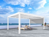 Pergola ProMax 4x6 m alb scaled