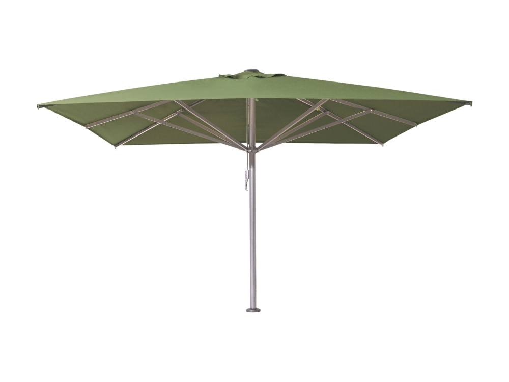 Parasol Liva 4x4 m verde cadru gri scaled